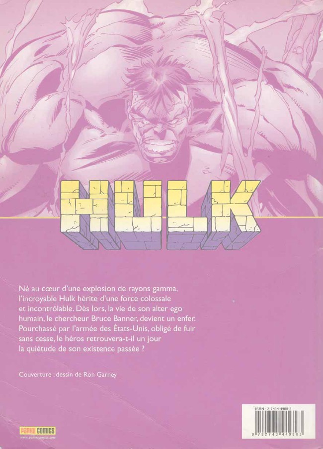 Verso de l'album Hulk Tome 2 Les chiens de guerre