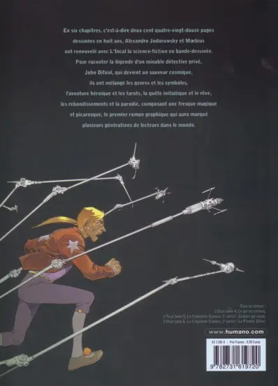 Verso de l'album L'Incal Seconde partie