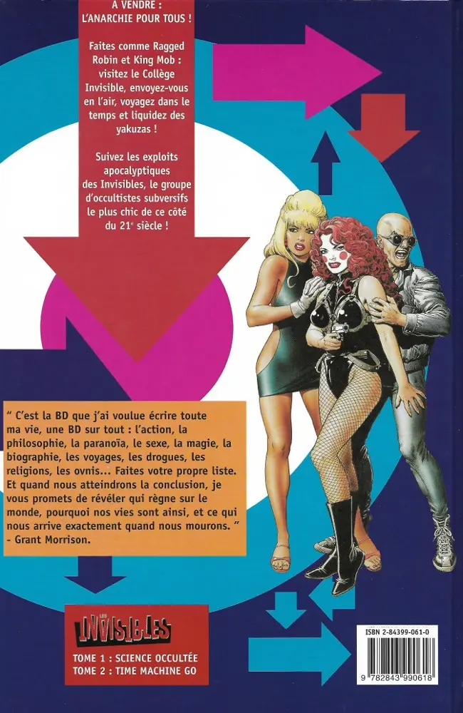 Verso de l'album Les Invisibles Tome 2 Time Machine Go