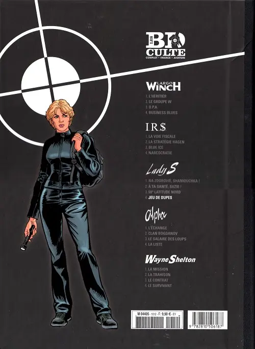 Verso de l'album Lady S. Tome 4 Jeu de dupes