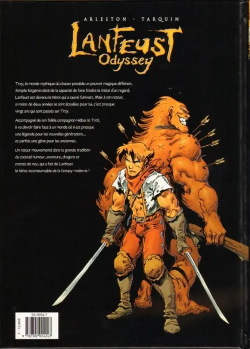 Verso de l'album Lanfeust Odyssey Tome 4 La grande traque