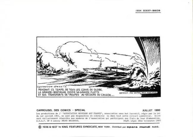 Verso de l'album Luc Bradefer - Brick Bradford Anaf Tome 6 La lutte contre Temuchin