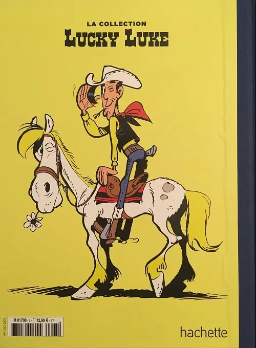 Verso de l'album Lucky Luke La collection Tome 5 La diligence