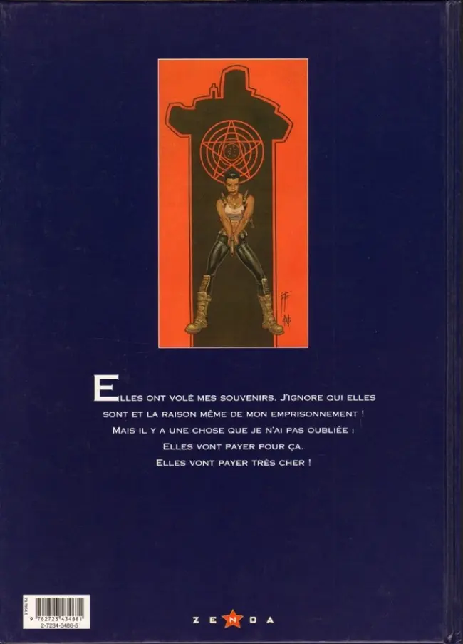 Verso de l'album Magika Tome 1 Rêves de Sang