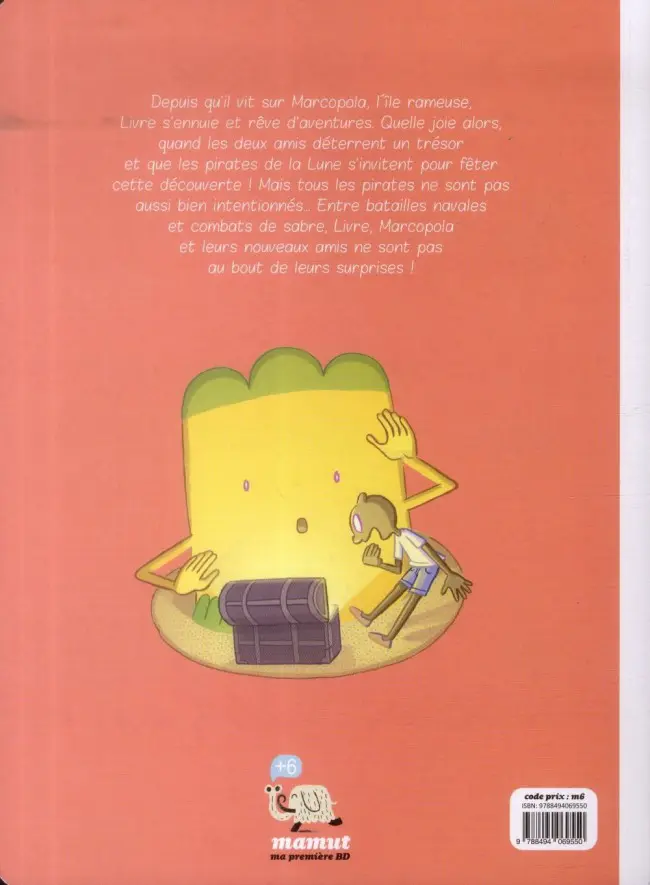 Verso de l'album Marcopola l'île rameuse Tome 2 Les pirates de la Lune