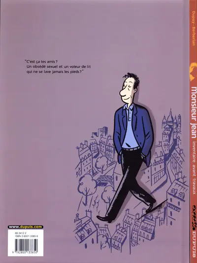 Verso de l'album Monsieur Jean Tome 6 Inventaire avant travaux
