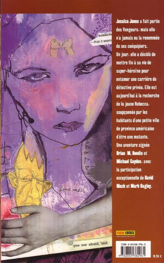 Verso de l'album Alias Tome 3 Reviens, Rebecca