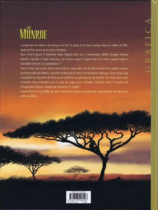 Verso de l'album Les Munroe Tome 4 S'il pleut à Kijambe