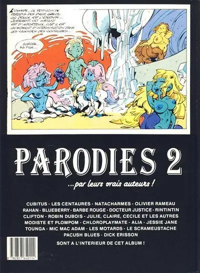 Verso de l'album Parodies Tome 2 Parodies - 2