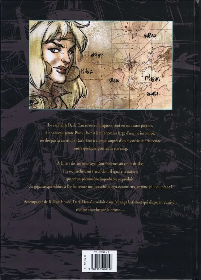 Verso de l'album Pavillon Noir Tome 2 Par-delà les océans