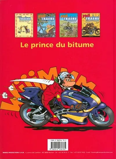 Verso de l'album Phil Traère Tome 4 ... chevauche l'histoire