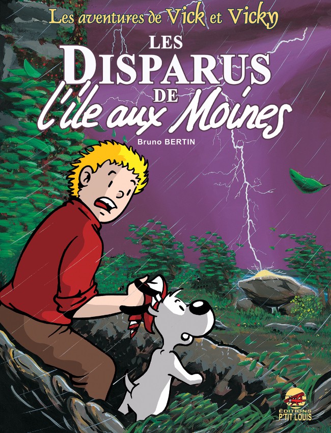 Couverture de l'album Les aventures de Vick et Vicky Tome 3 Les disparus de l'île aux Moines