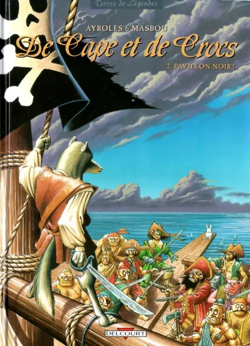 Couverture de l'album De Cape et de Crocs Tome 2 Pavillon noir !