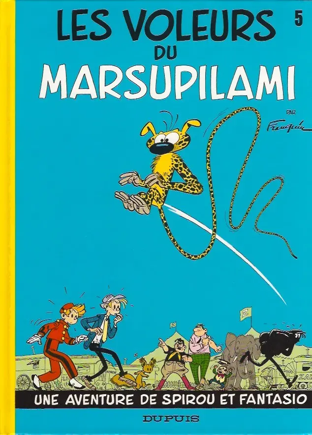 Couverture de l'album Spirou et Fantasio Tome 5 Les voleurs du Marsupilami