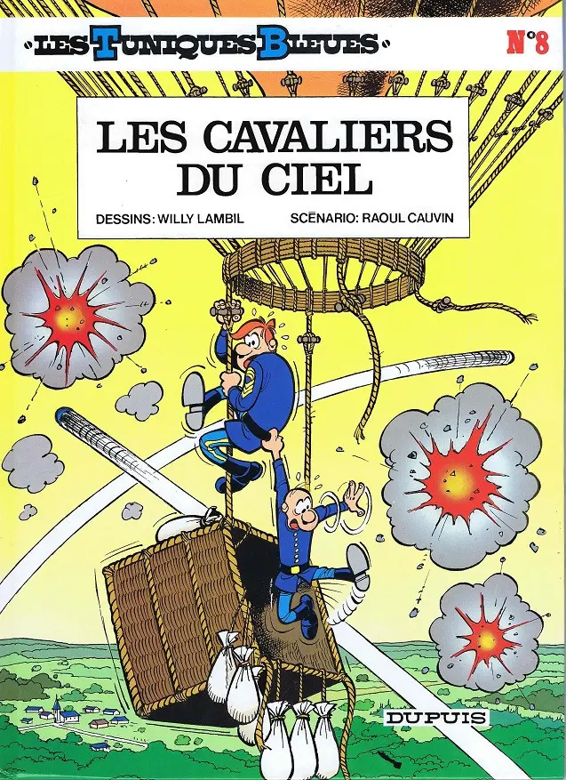 Couverture de l'album Les Tuniques Bleues Tome 8 Les cavaliers du ciel
