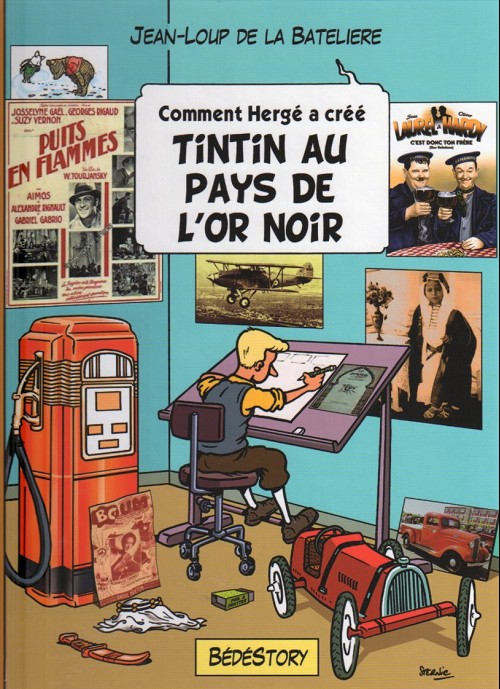Couverture de l'album Comment Hergé a créé... Tome 14 Tintin au pays de l'or noir