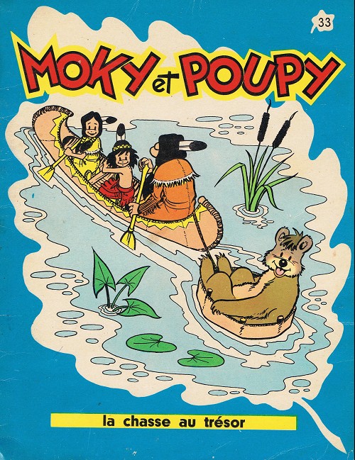 Couverture de l'album Moky et Poupy Tome 33 La chasse au trésor
