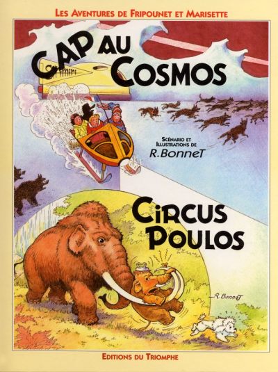 Couverture de l'album Fripounet et Marisette P.B.D.I. Cap au Cosmos - Circus Poulos