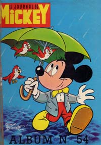 Couverture de l'album Le Journal de Mickey Album N° 54