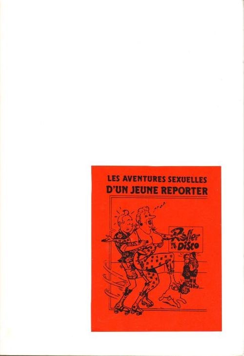 Couverture de l'album Tintin - Pastiches pour Adultes Les Aventures sexuelles d'un jeune reporter