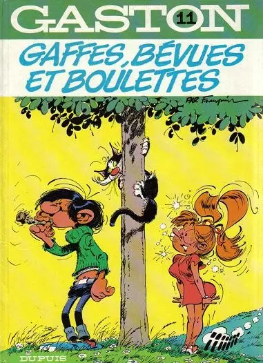 Couverture de l'album Gaston Tome 11 Gaffes, bévues et boulettes