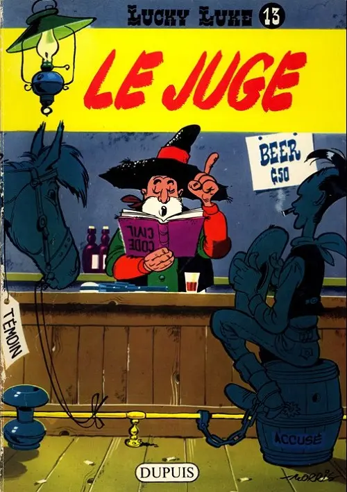 Couverture de l'album Lucky Luke Tome 13 Le juge