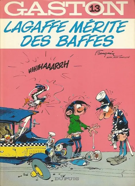 Couverture de l'album Gaston Tome 13 Lagaffe mérite des baffes