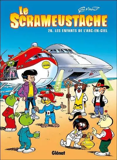 Couverture de l'album Le Scrameustache Tome 26 Les enfants de l'arc-en-ciel