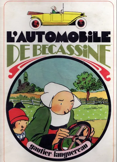 Couverture de l'album Bécassine Tome 14 L'automobile de Bécassine