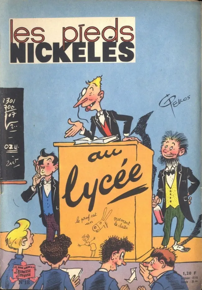 Couverture de l'album Les Pieds Nickelés Tome 18 Les Pieds Nickelés au lycée