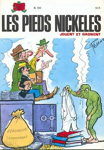 Couverture de l'album Les Pieds Nickelés Tome 103 Les Pieds Nickelés jouent et gagnent