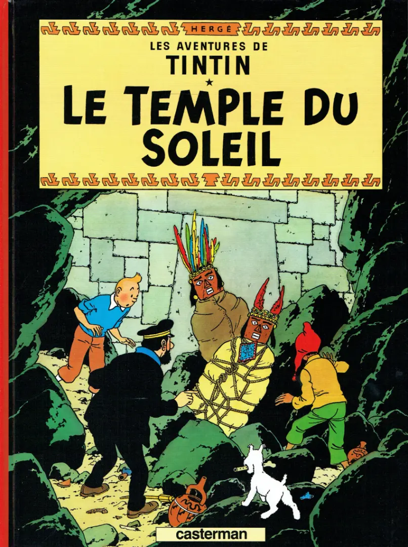 Couverture de l'album Tintin Tome 14 Le temple du soleil
