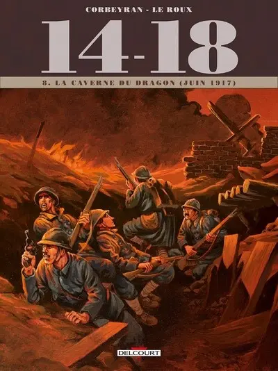 Couverture de l'album 14-18 Tome 8 La caverne du dragon
