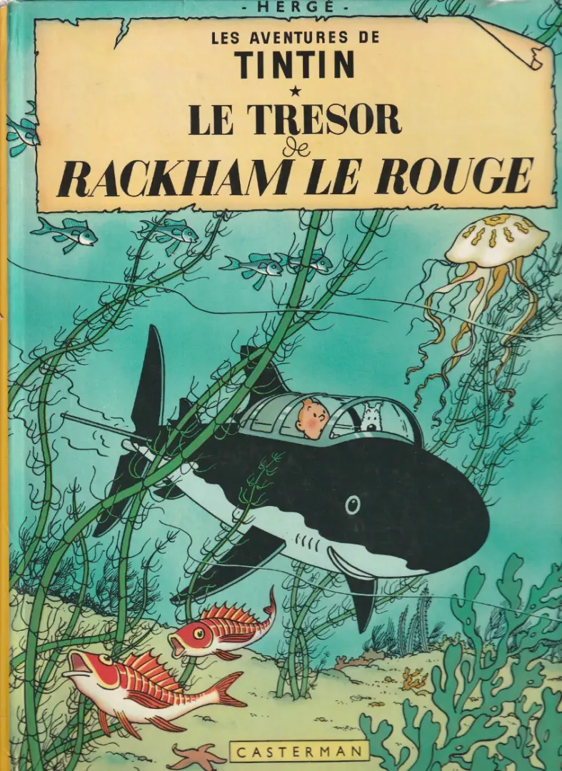 Couverture de l'album Tintin Tome 12 Le Trésor de Rackham le Rouge