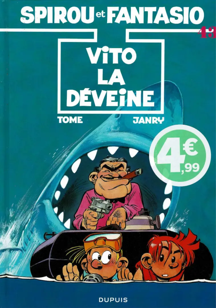 Couverture de l'album Spirou et Fantasio Tome 43 Vito la déveine