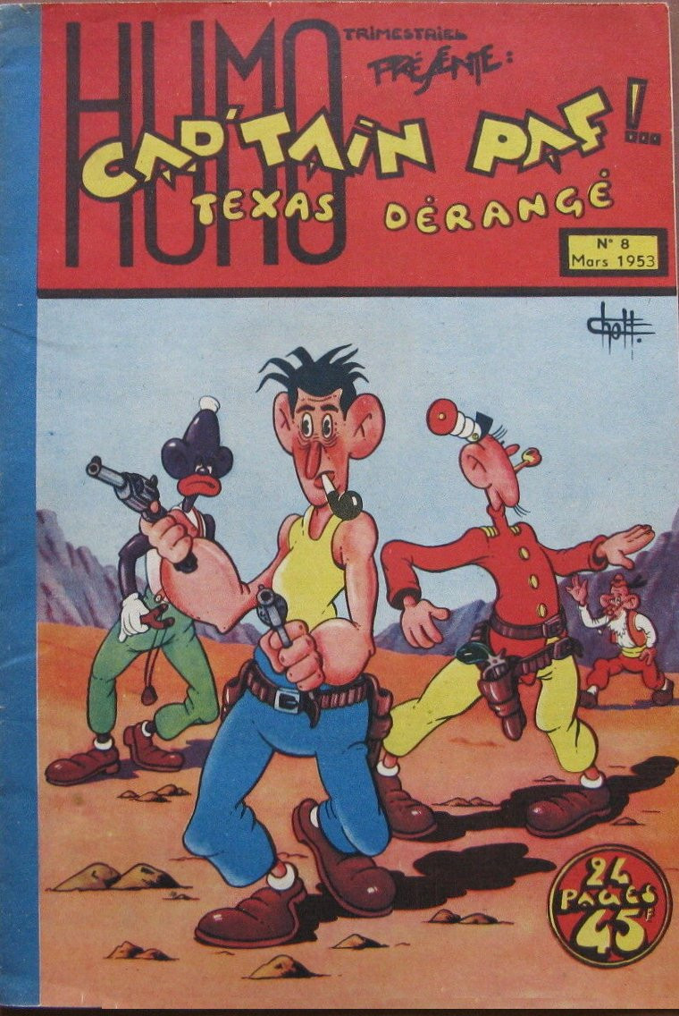 Couverture de l'album Cap'tain Paf !.. Tome 8 Texas Dérangé