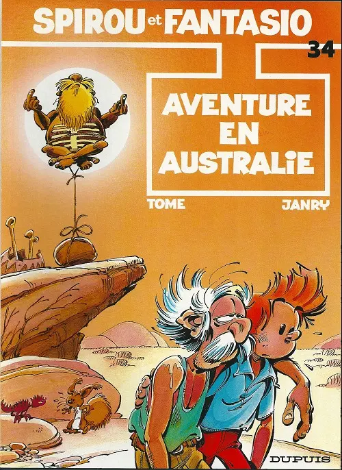 Couverture de l'album Spirou et Fantasio Tome 34 Aventure en Australie