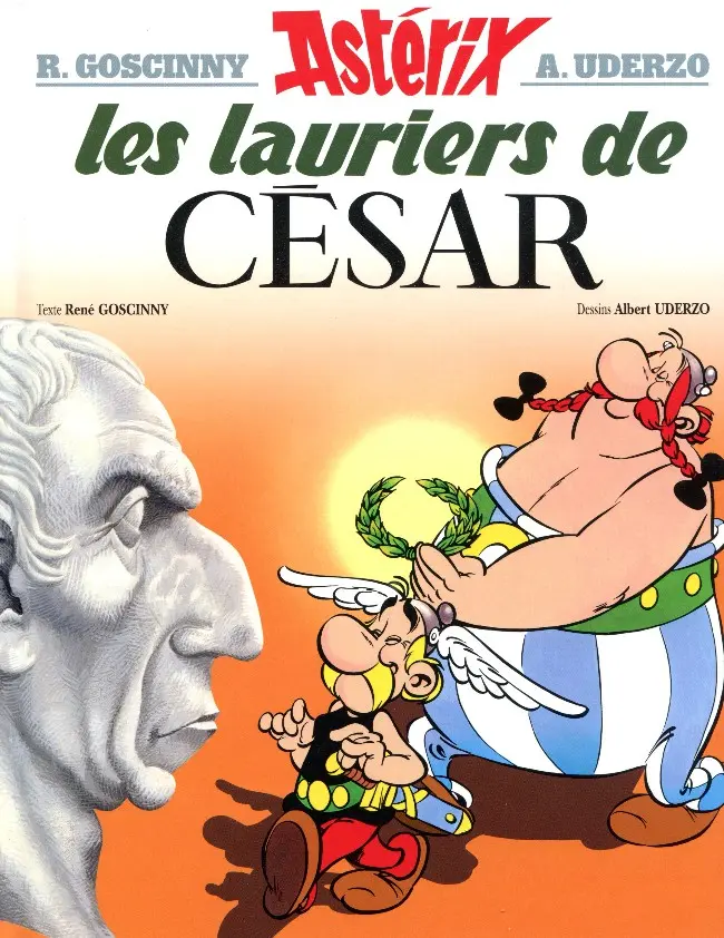 Couverture de l'album Astérix Tome 18 Les lauriers de César