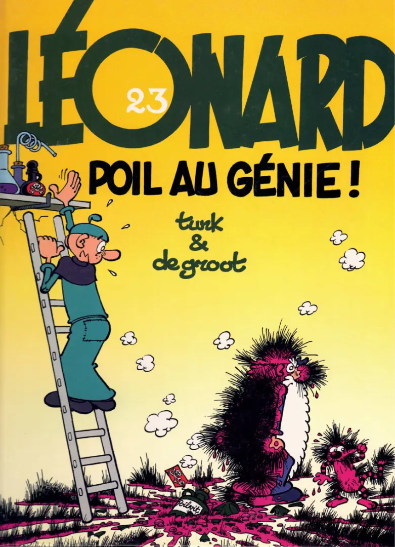 Couverture de l'album Léonard Tome 23 Poil au génie !