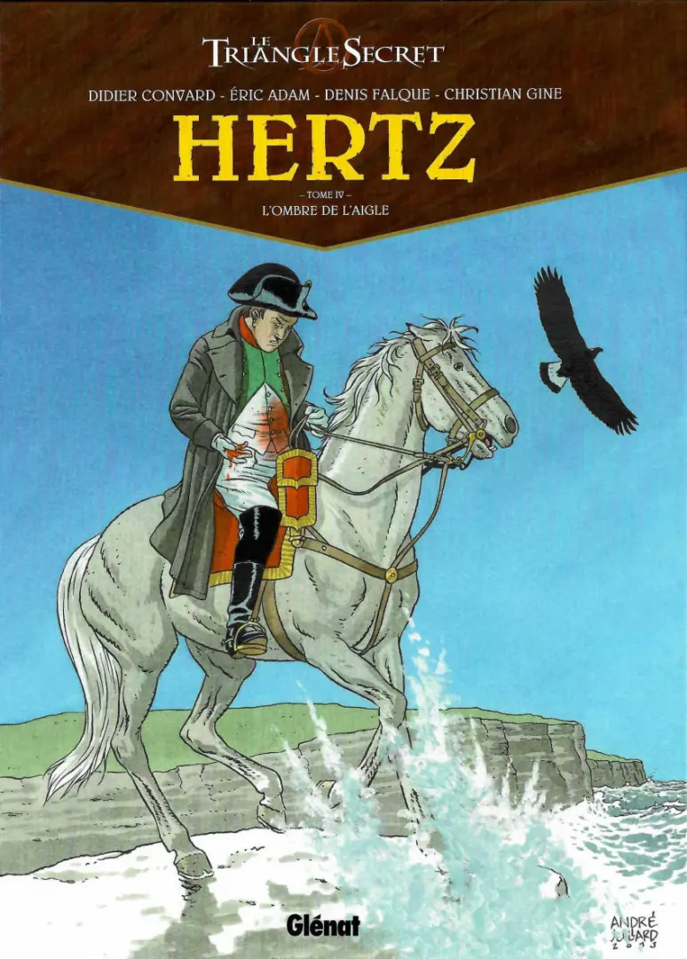 Couverture de l'album Le Triangle secret - Hertz Tome 4 L'ombre de l'aigle