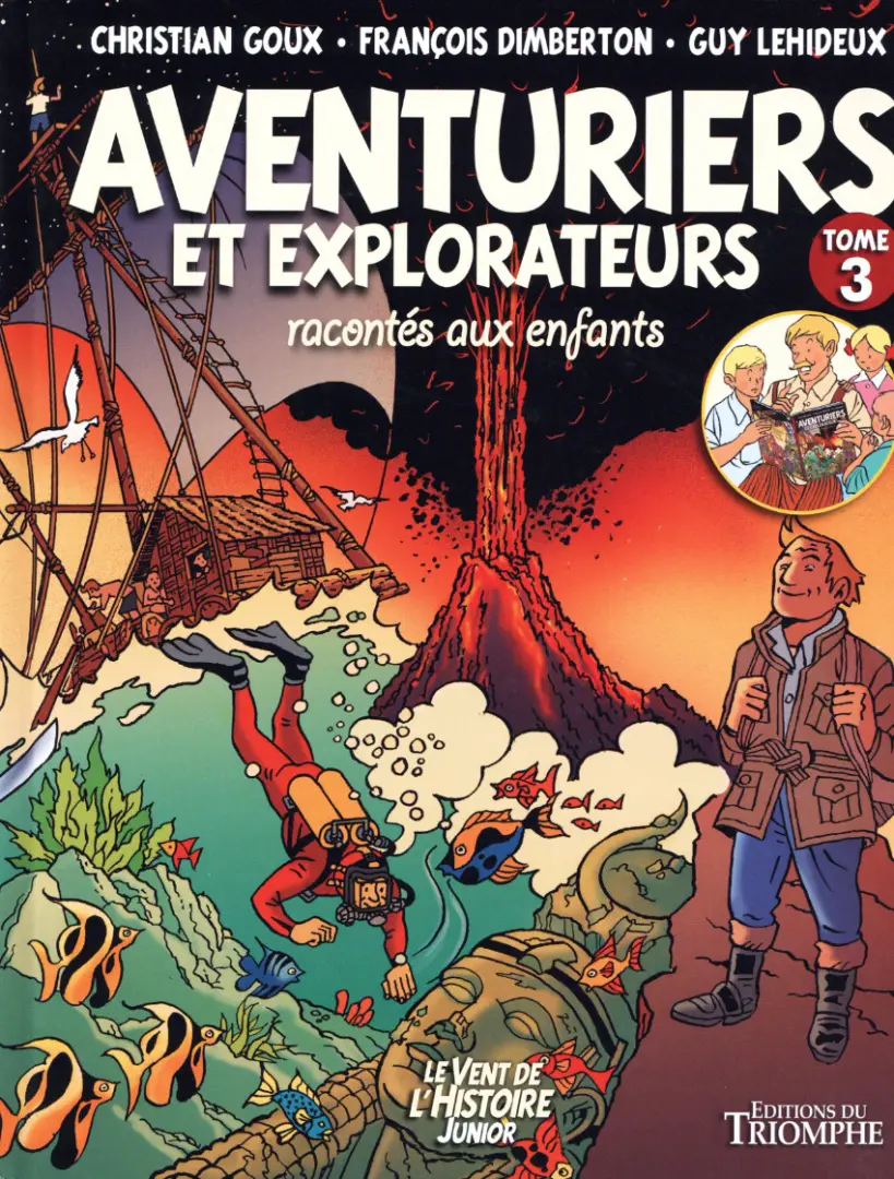 Couverture de l'album Aventuriers et explorateurs racontés aux enfants Tome 3