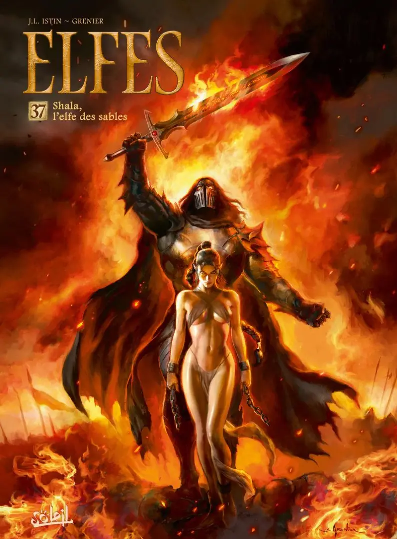 Couverture de l'album Elfes Tome 37 Shala, l'elfe des sables