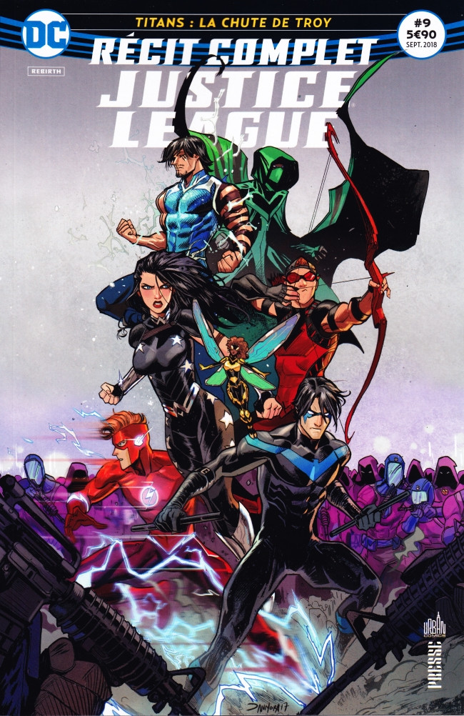 Couverture de l'album Justice League - Récit Complet #9 Titans : La Chute de Troy