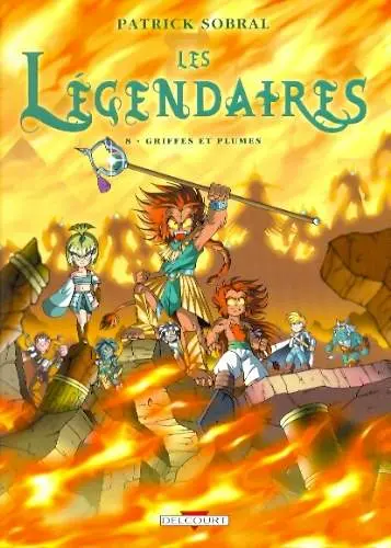 Couverture de l'album Les Légendaires Tome 8 Griffes et plumes
