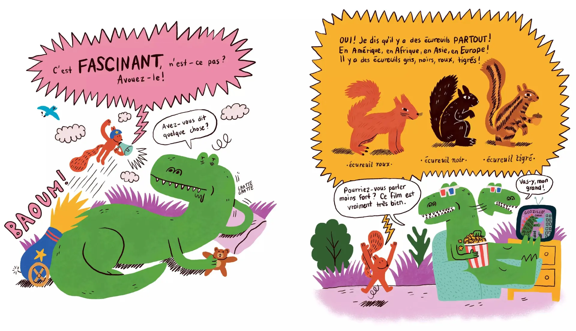 Planche de l'album Ceci n'est pas un livre sur les dinosaures