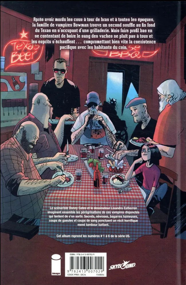 Verso de l'album Redneck Tome 1