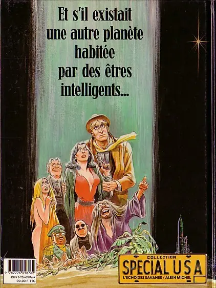 Verso de l'album L'Appel de l'Espace