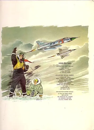 Verso de l'album Tanguy et Laverdure Tome 9 Les anges noirs