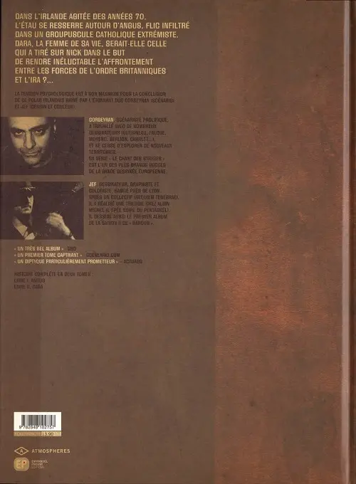 Verso de l'album Une balle dans la tête Tome 2 Dara