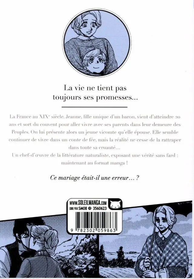 Verso de l'album Une vie